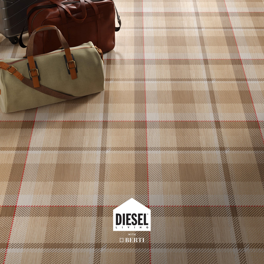 Diesel Living by Berti Flooring Tartan Netural at Mister Mann Australia