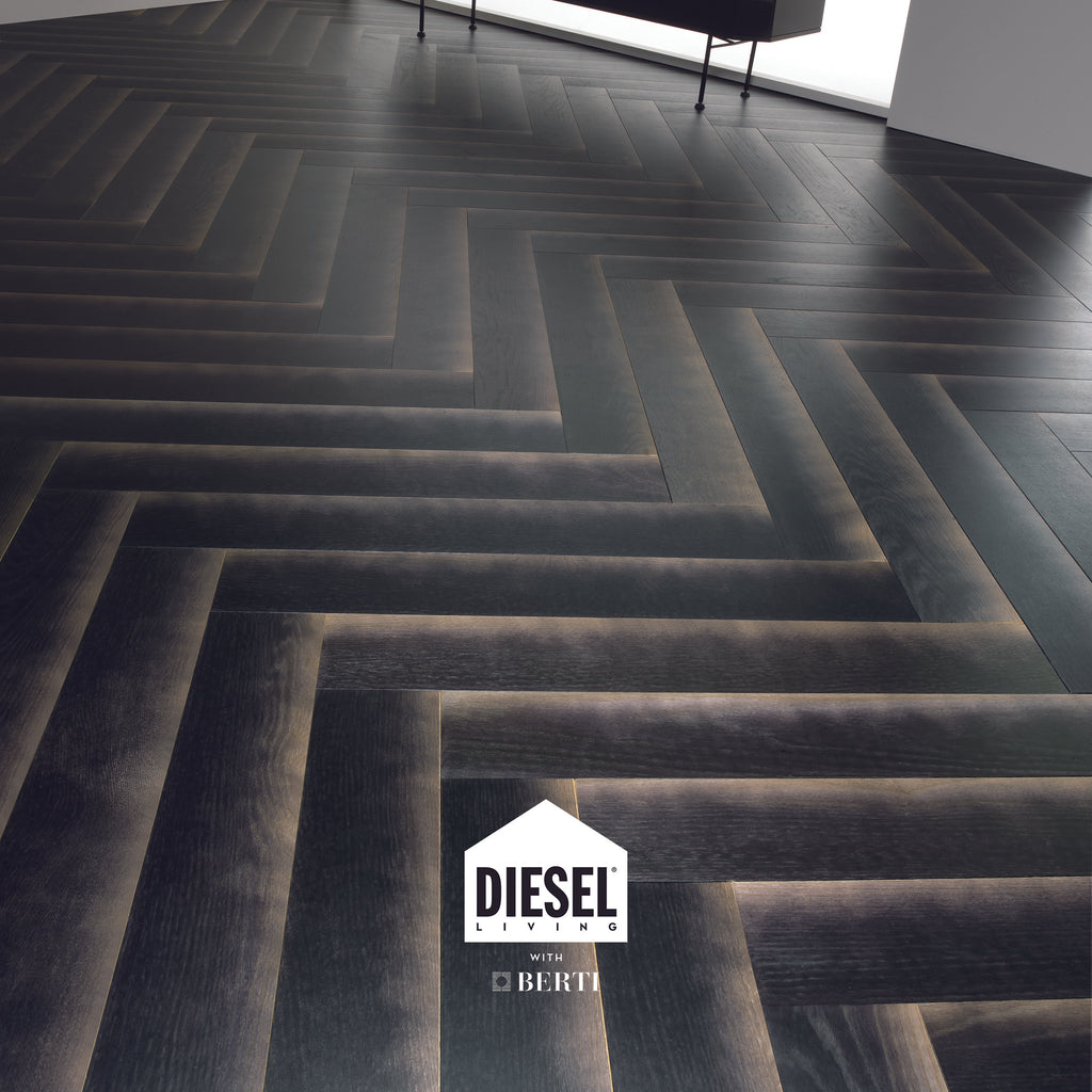 Diesel Living Flooring Shadow by Berti exclusive to Mister Mann Australia.