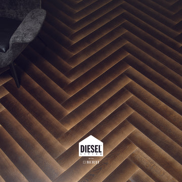 Diesel Living Herringbone parquet Natural Shadow Designer Flooring by Berti Mister Mann Australia