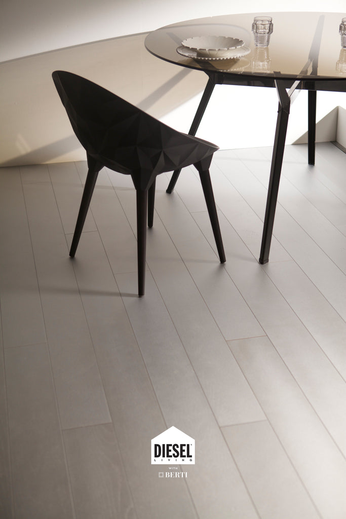Diesel Living Flooring Urban Grey Australia by Berti for Mister Mann. Beautifully gritty and edgy Italian designer oak flooring exclusive to customers in Sydney, Melbourne, Brisbane, Perth, Adelaide, Canberra and Darwin.