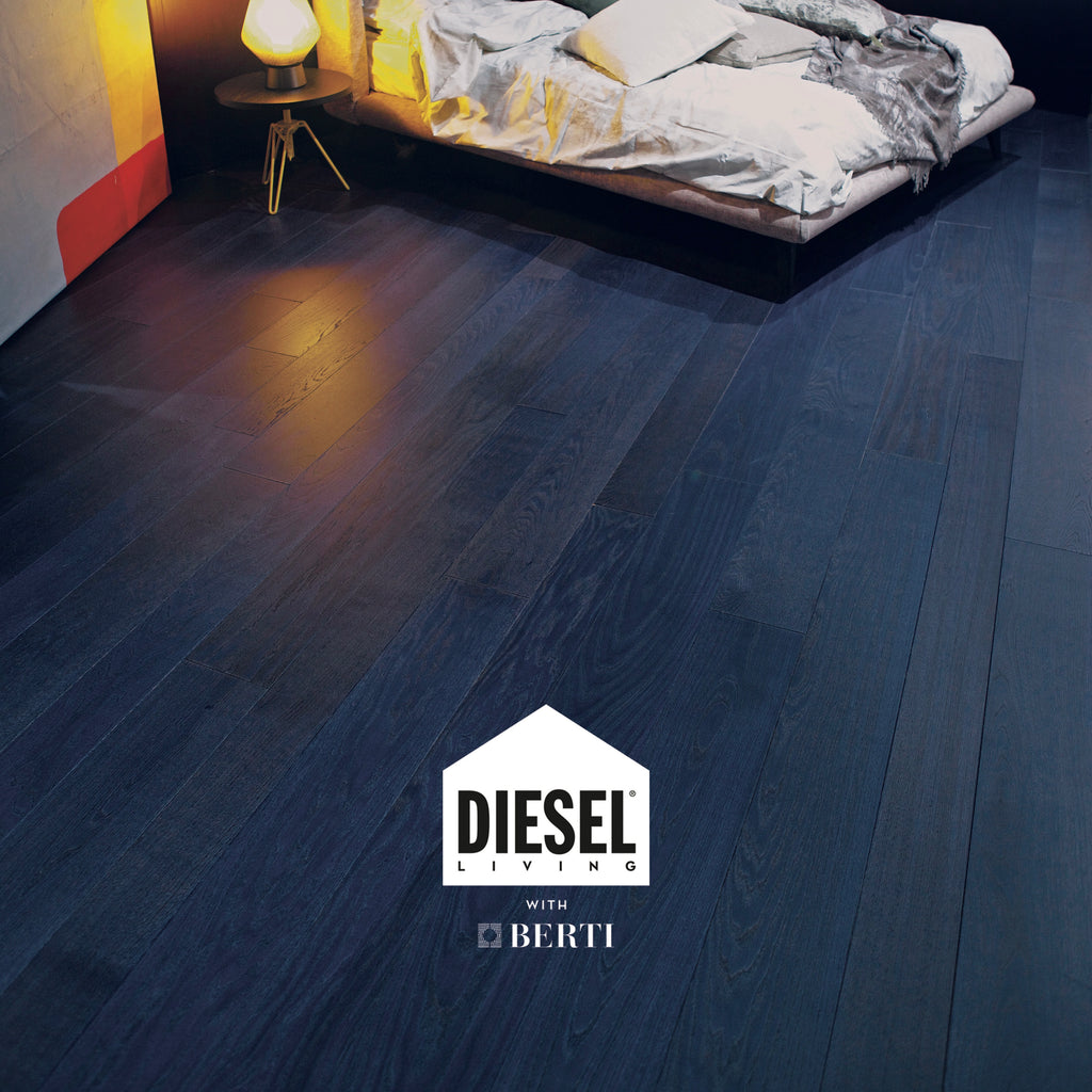 Diesel Living Flooring True Indigo Blue Parquet by Berti Mister Mann Australia 